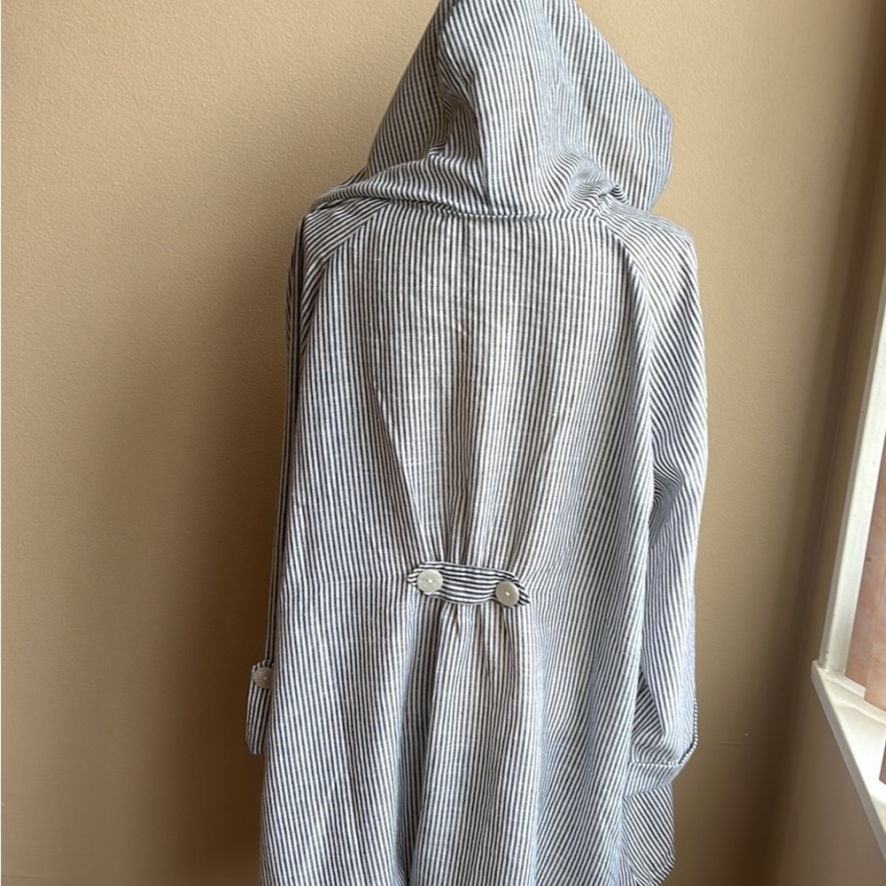 Jones New York Womens Shirt Jacket Plus Sz Raglan Sleeve Trapeze style New - Picture 2 of 3